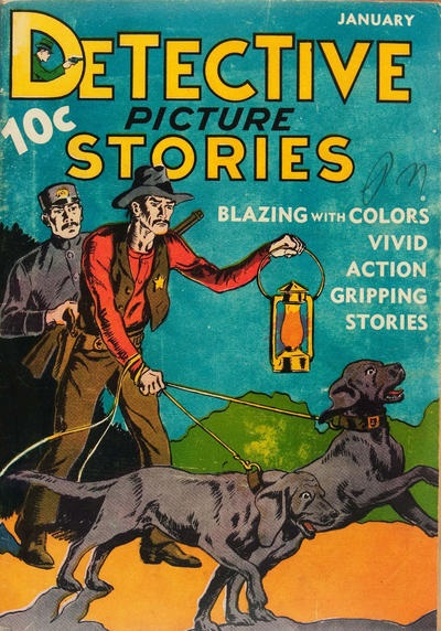 Comic Book Cover For Detective Picture Stories 2