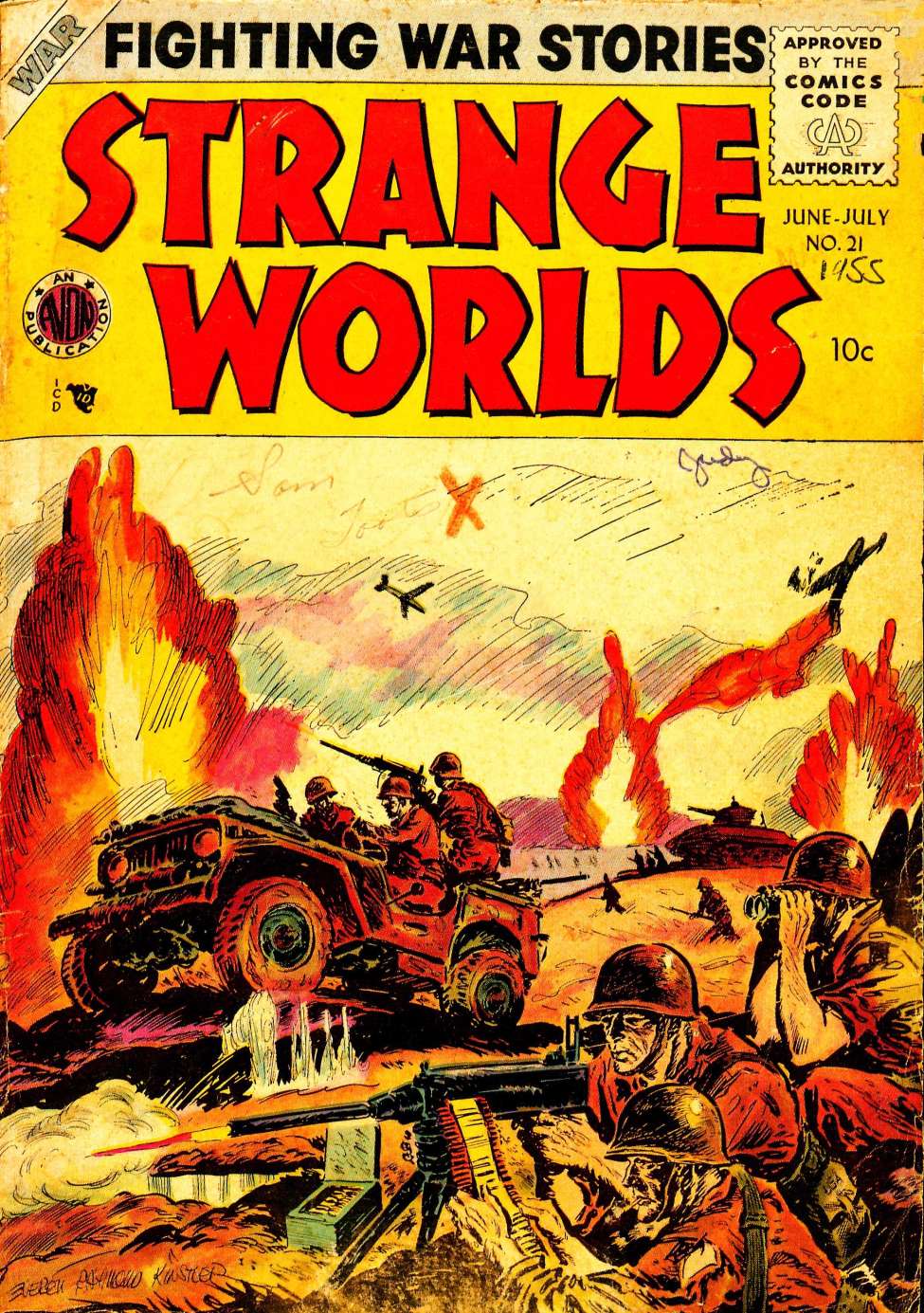 Book Cover For Strange Worlds 21