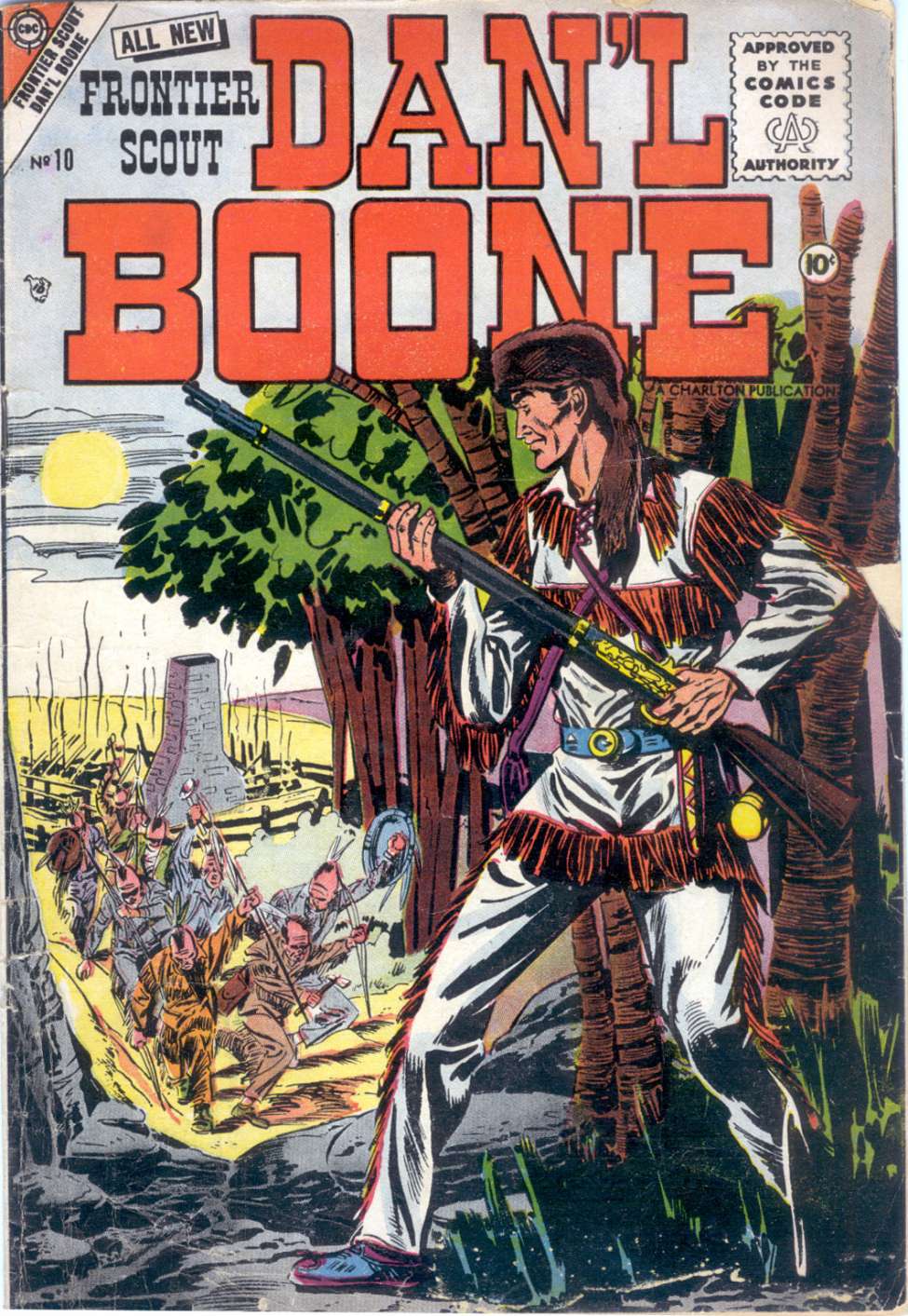 Comic Book Cover For Frontier Scout, Dan'l Boone 10