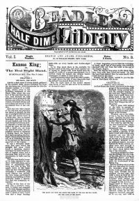 Large Thumbnail For Beadle's Half Dime Library 3 - Kansas King