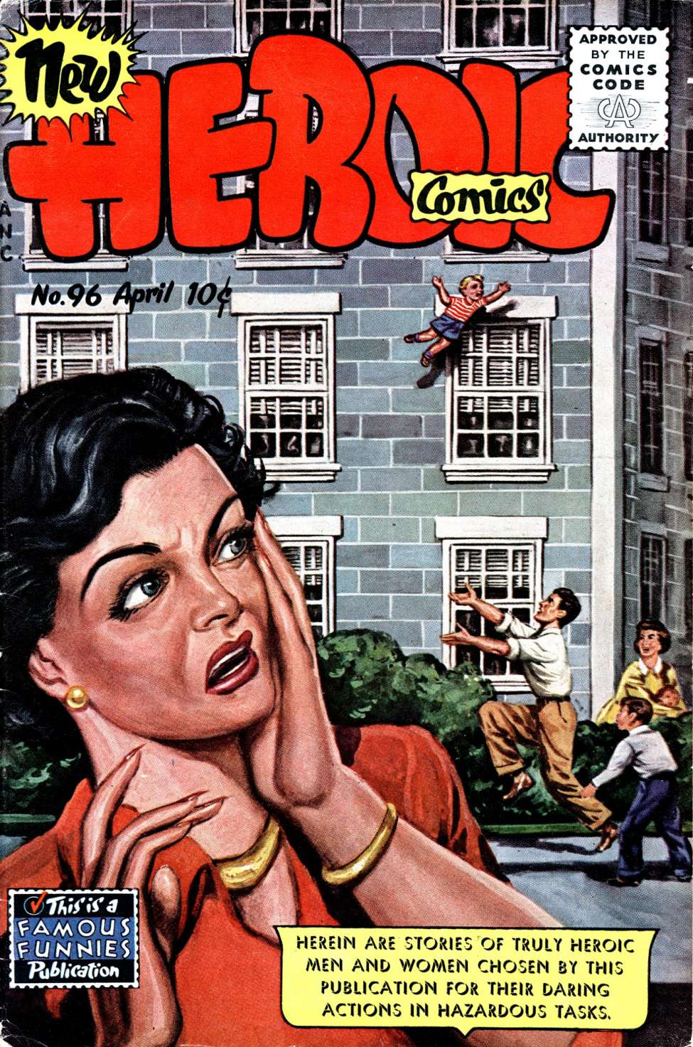 Comic Book Cover For New Heroic Comics 96