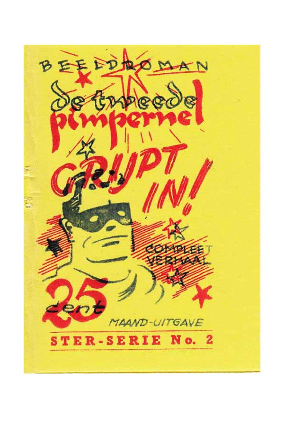 Comic Book Cover For De Tweede Pimpernel 2