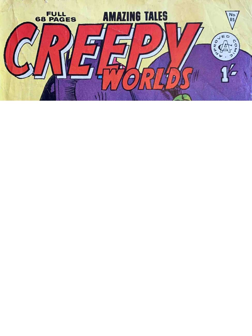 Book Cover For Creepy Worlds 85