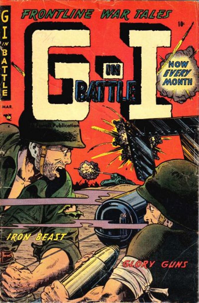 Comic Book Cover For G-I in Battle 6