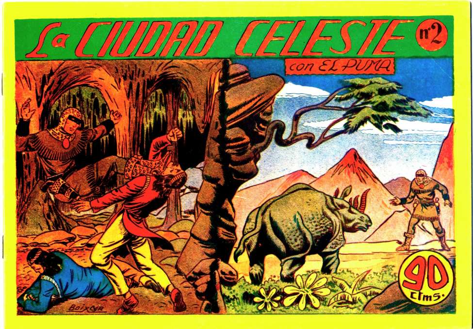 Comic Book Cover For El Puma 2 - La Ciudad Celeste