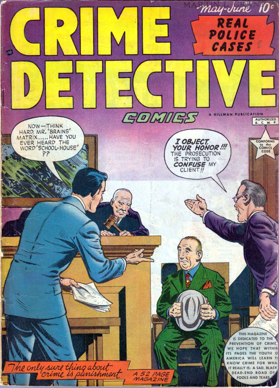 Comic Book Cover For Crime Detective Comics v1 8