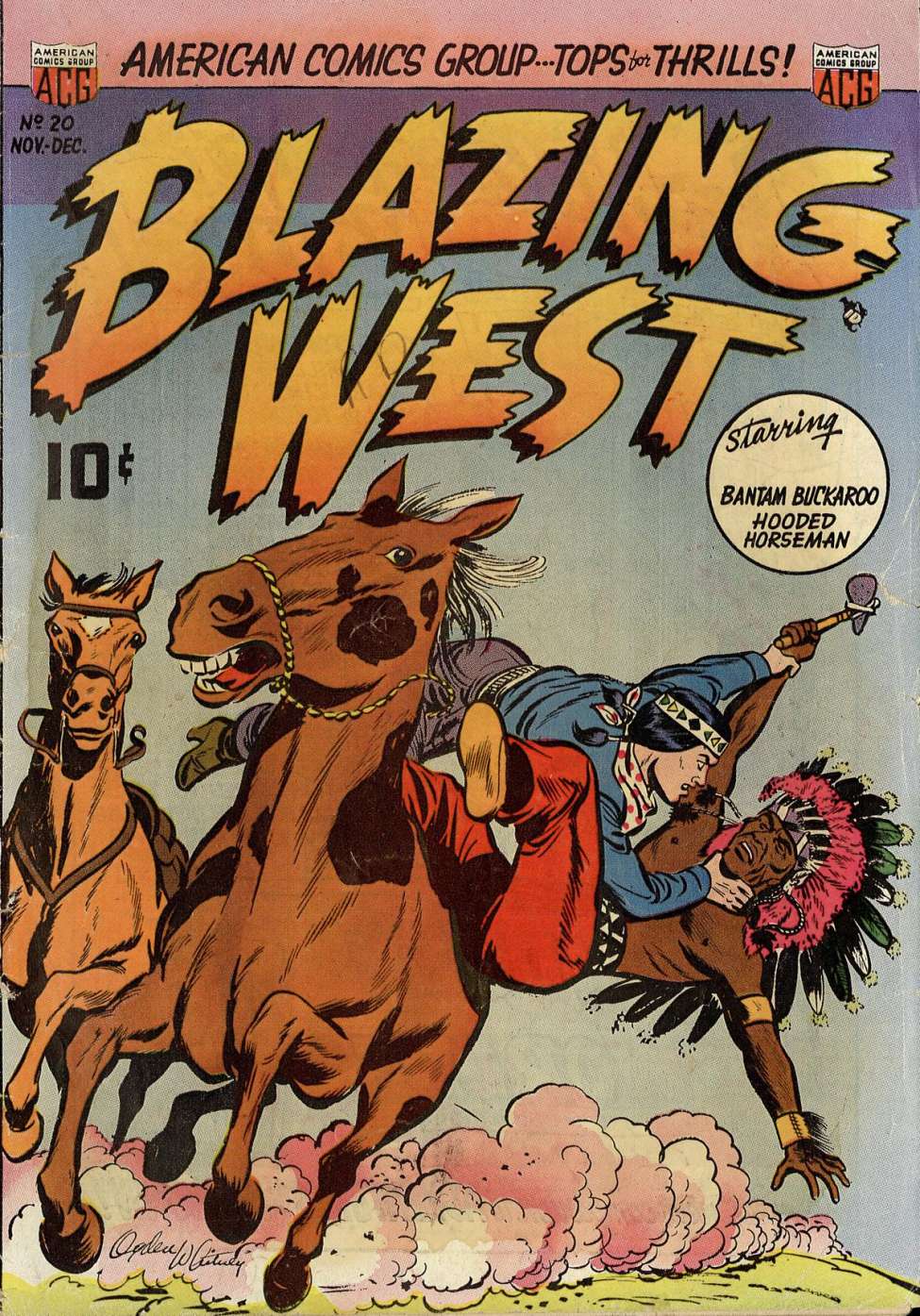 Book Cover For Blazing West 20