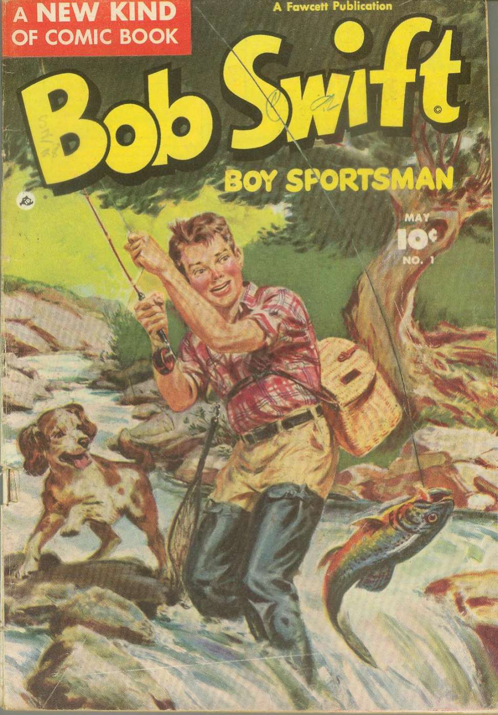 Comic Book Cover For Bob Swift, Boy Sportsman 1