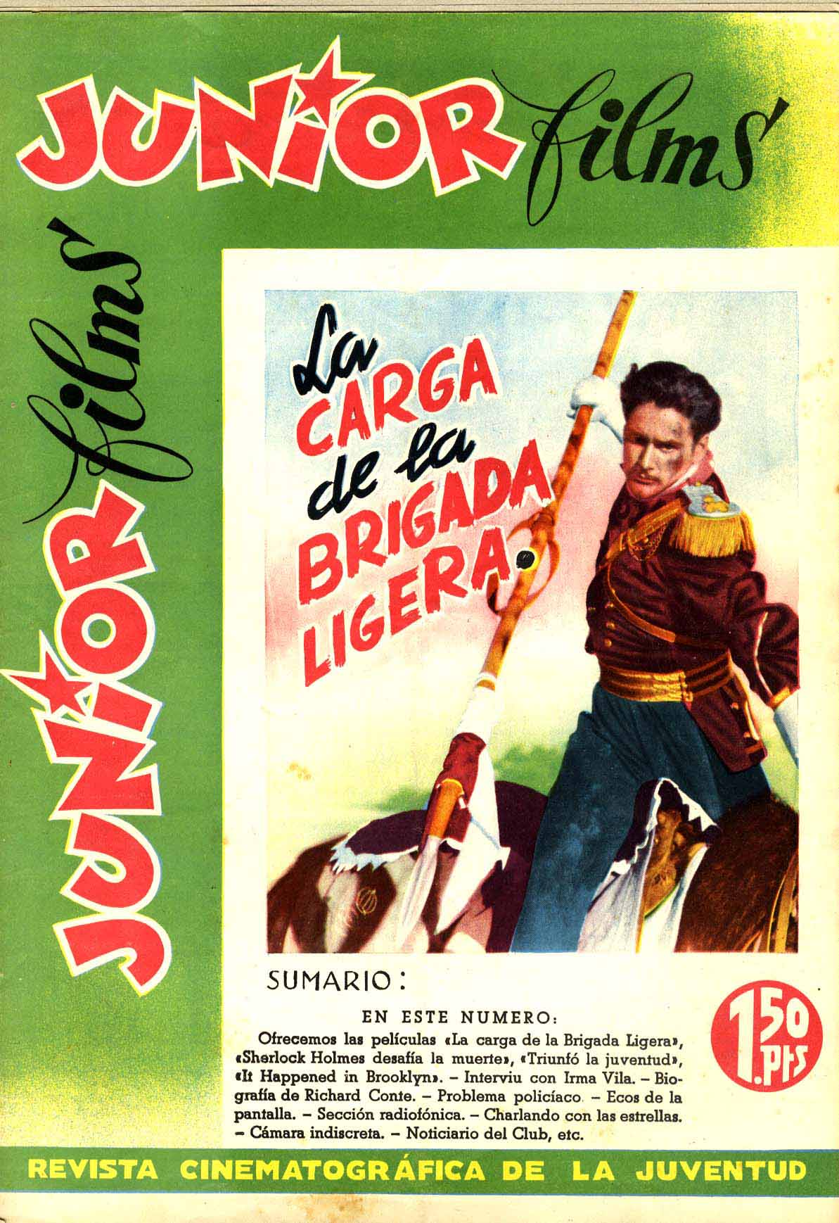 Book Cover For Junior Films 61 La carga de la Brigada Ligera