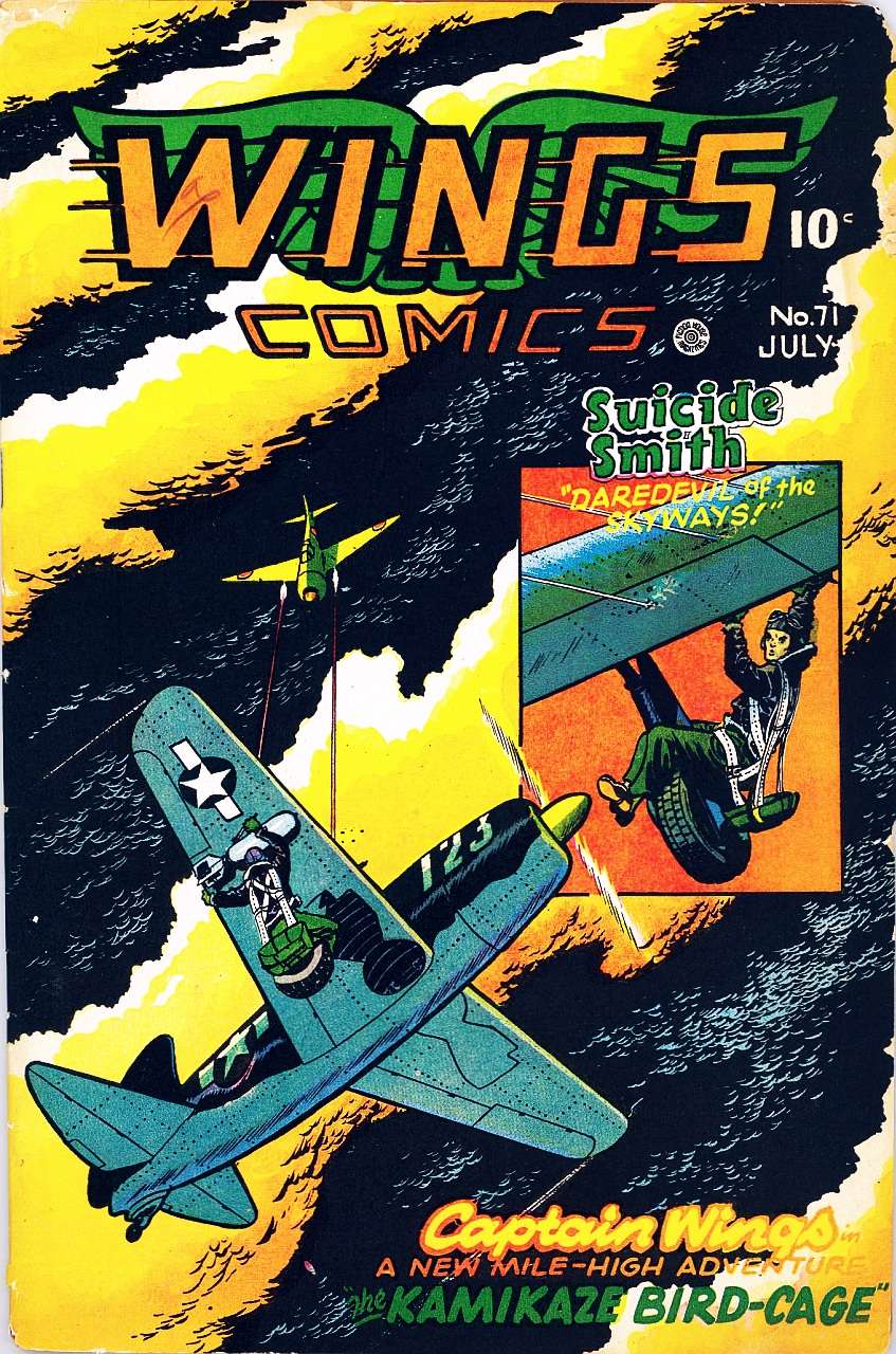 Comic Book Cover For Wings Comics 71 - Version 1
