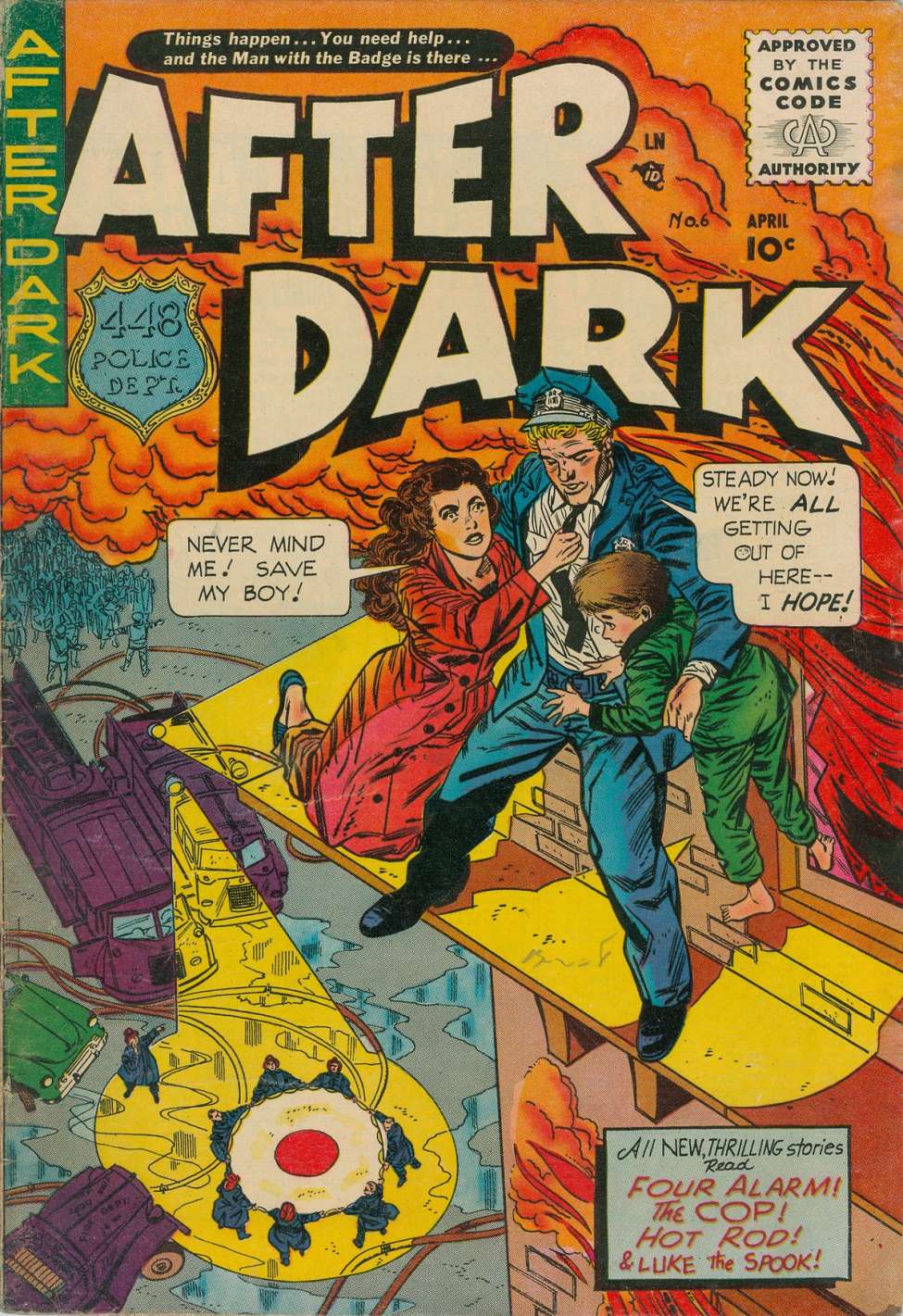 Comic Book Cover For After Dark 6