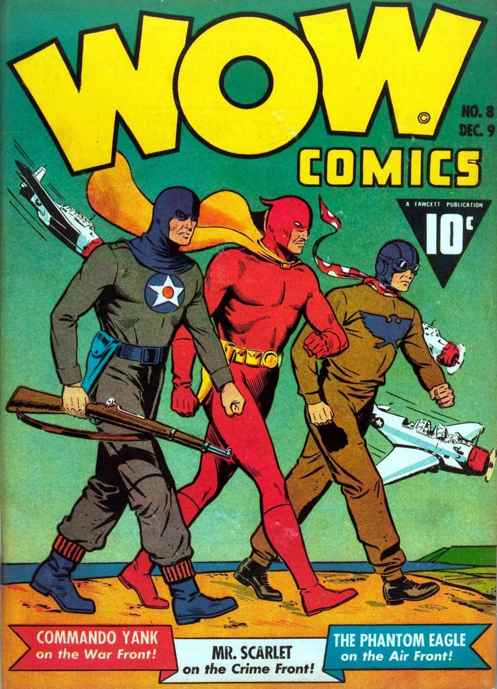 Comic Book Cover For Wow Comics 8 (paper/2fiche)