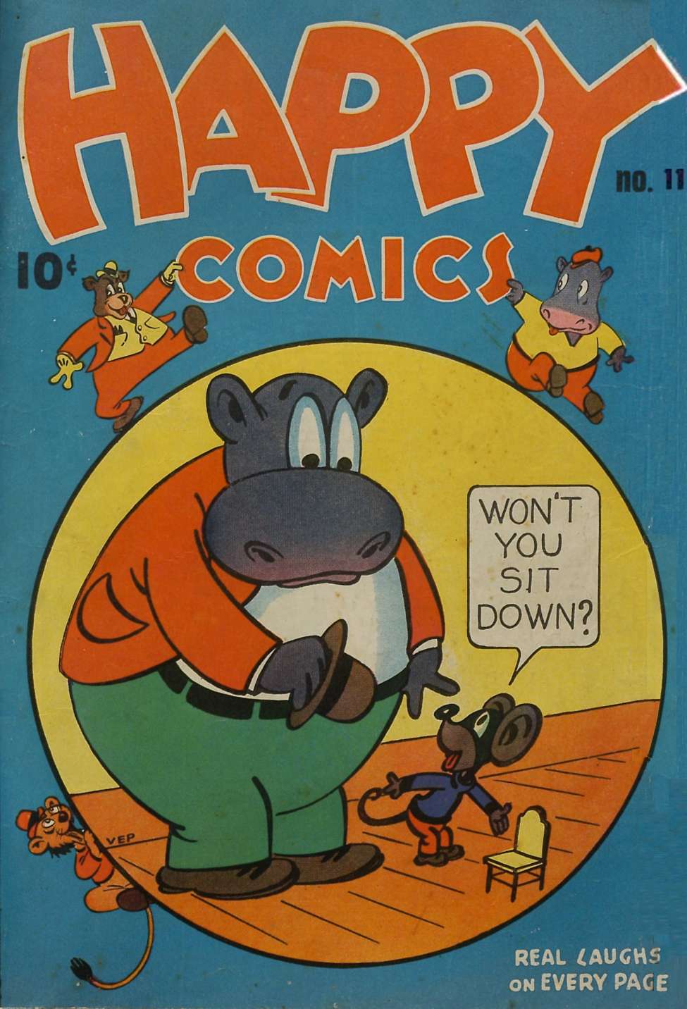 Book Cover For Happy Comics 11