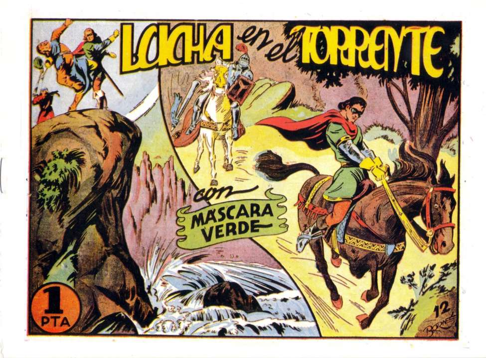 Comic Book Cover For Mascara Verde 12 - Lucha en el Torrente