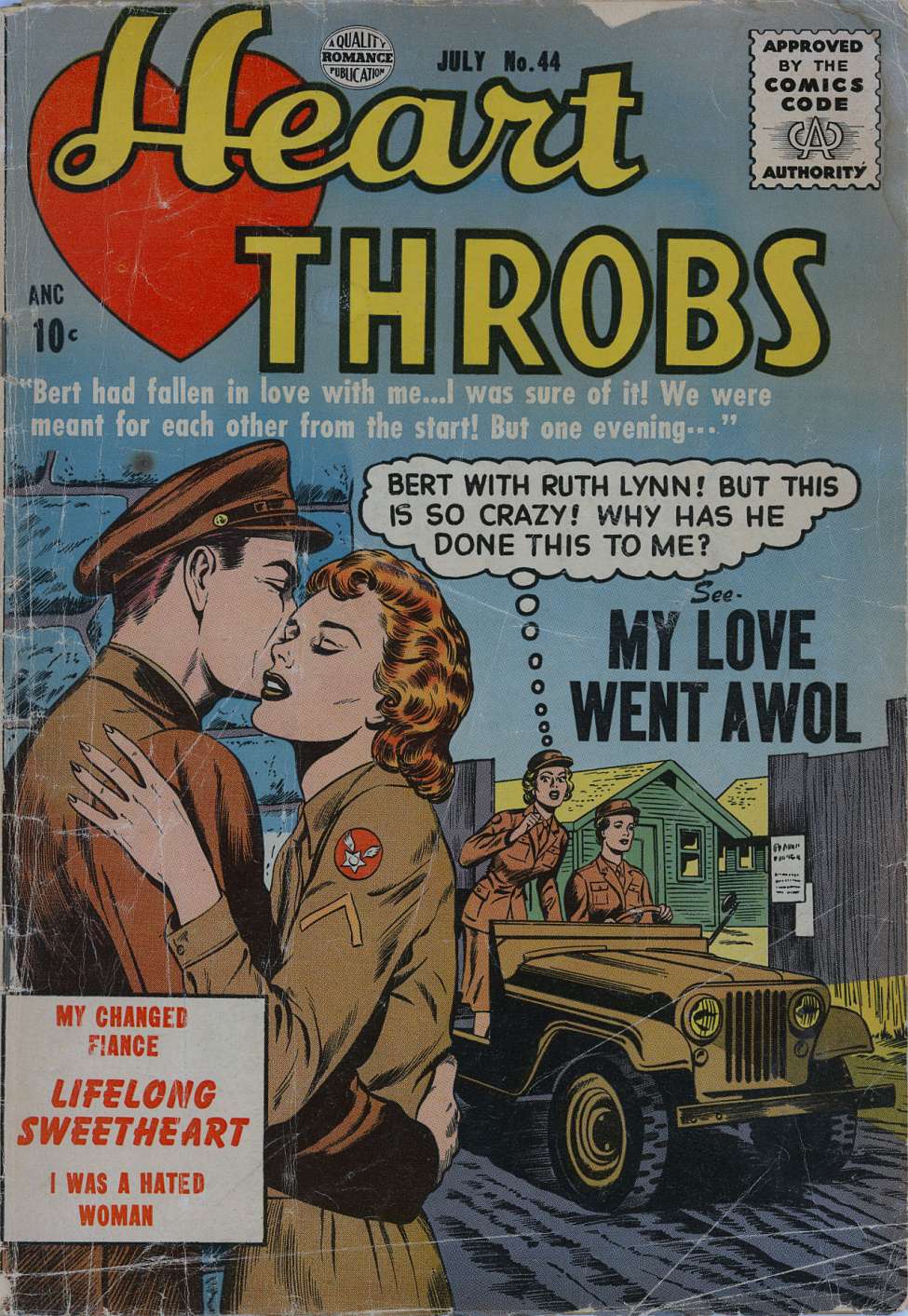 Book Cover For Heart Throbs 44