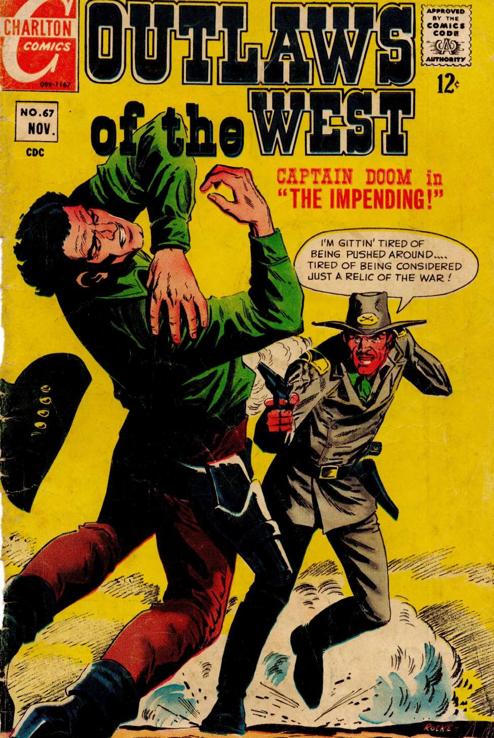 Comic Book Cover For Outlaws of the West 67
