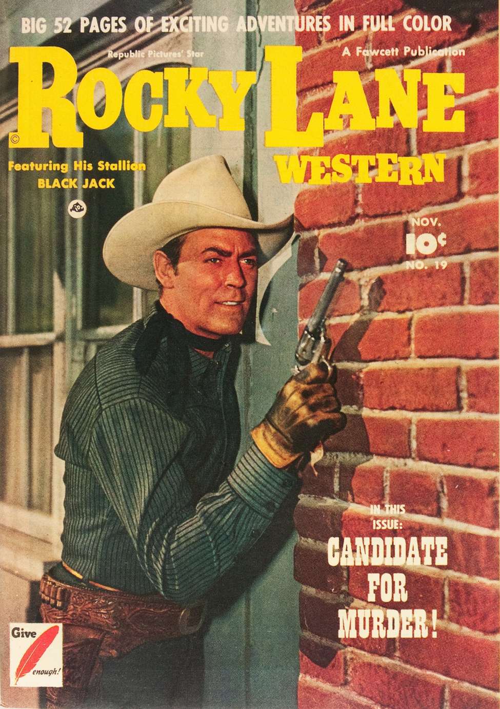 Book Cover For Rocky Lane Western 19