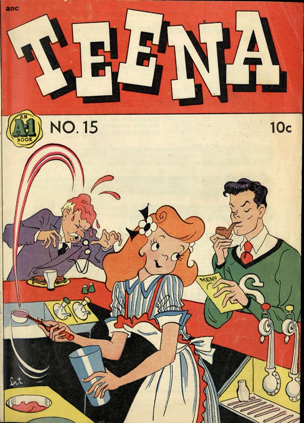 Comic Book Cover For Teena 3 (A-1 15)