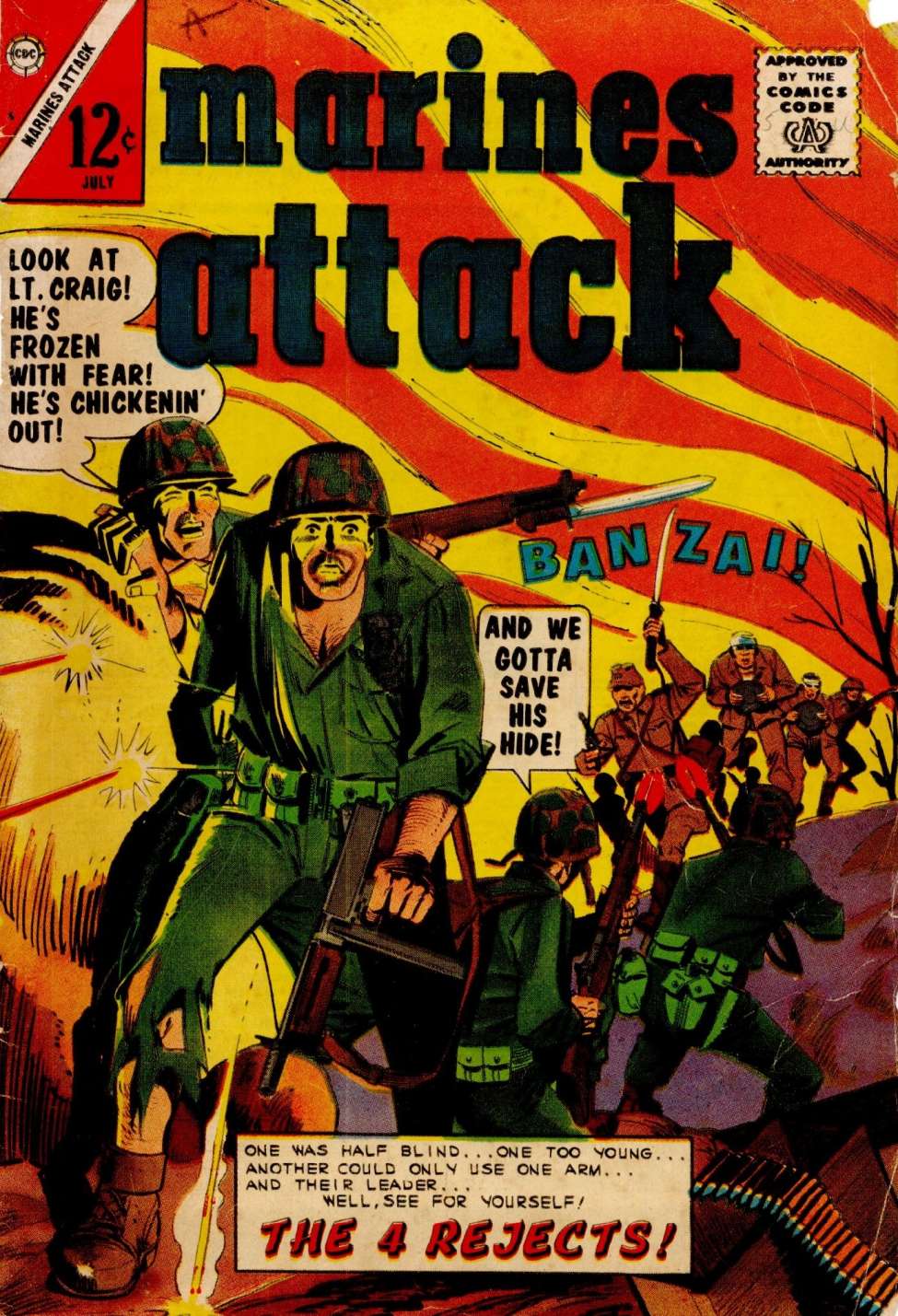 Comic Book Cover For Marines Attack 5 (inc) - Version 2