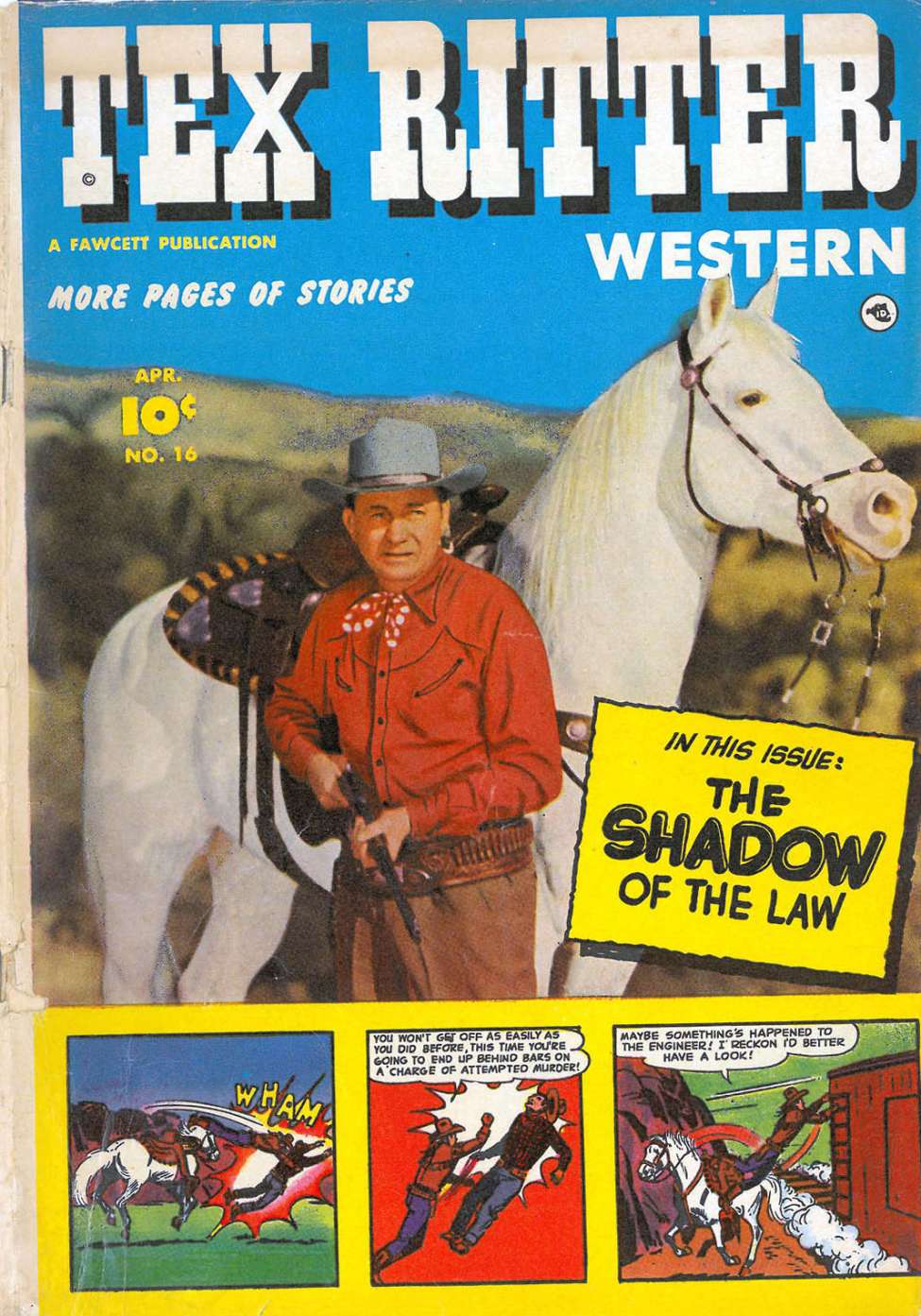 Book Cover For Tex Ritter Western 16