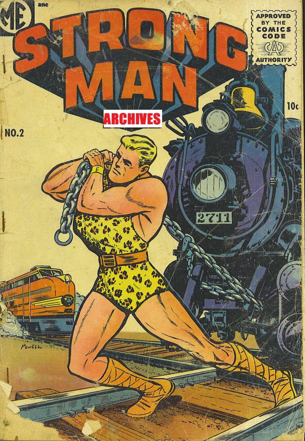 Comic Book Cover For STRONG MAN ARCHIVES corrected