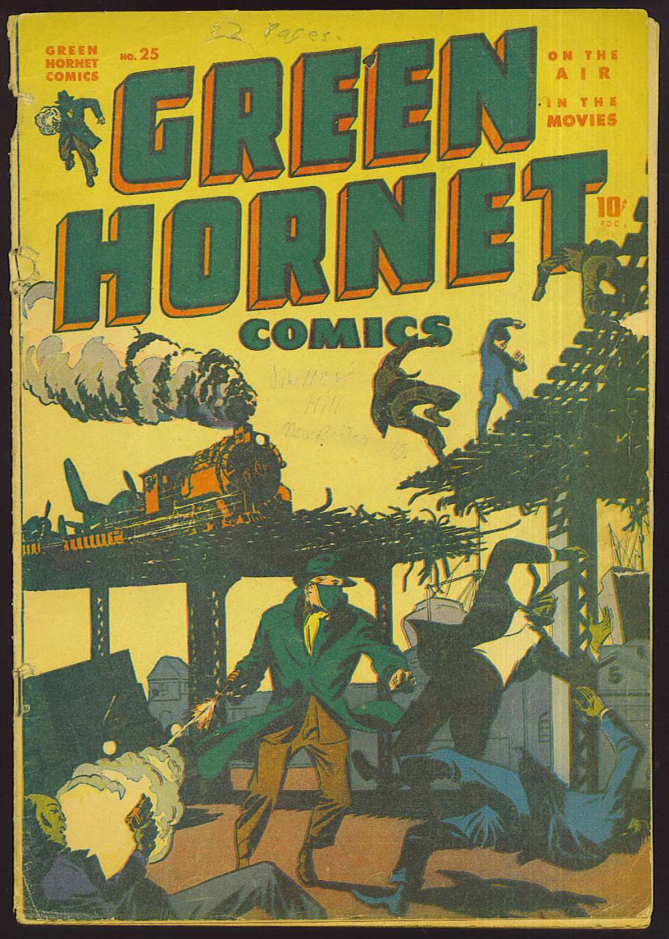 Comic Book Cover For Green Hornet Comics 25