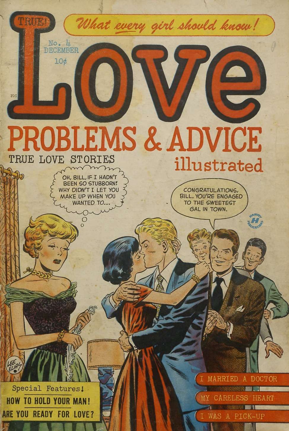 Comic Book Cover For True Love Problems and Advice Illustrated 4