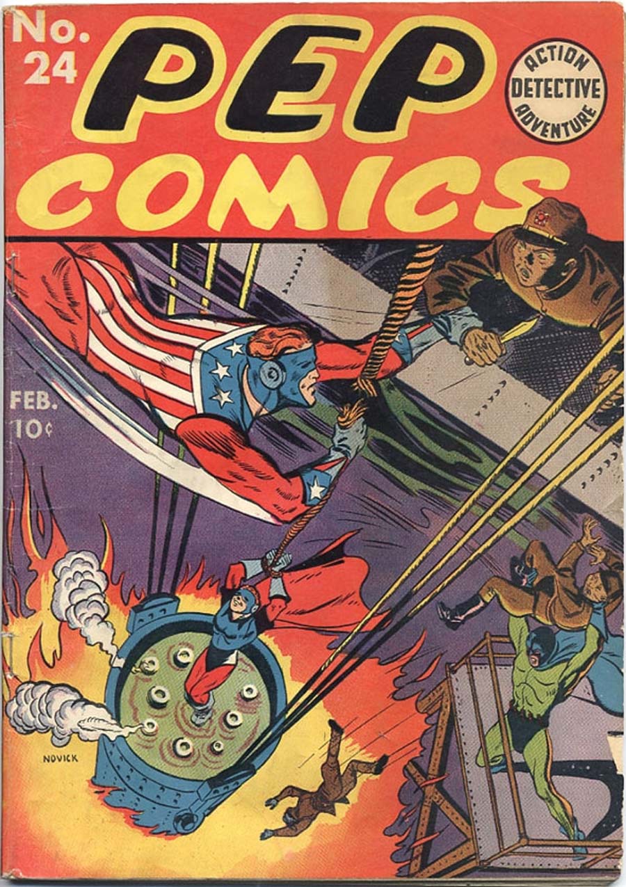 Book Cover For Pep Comics 24