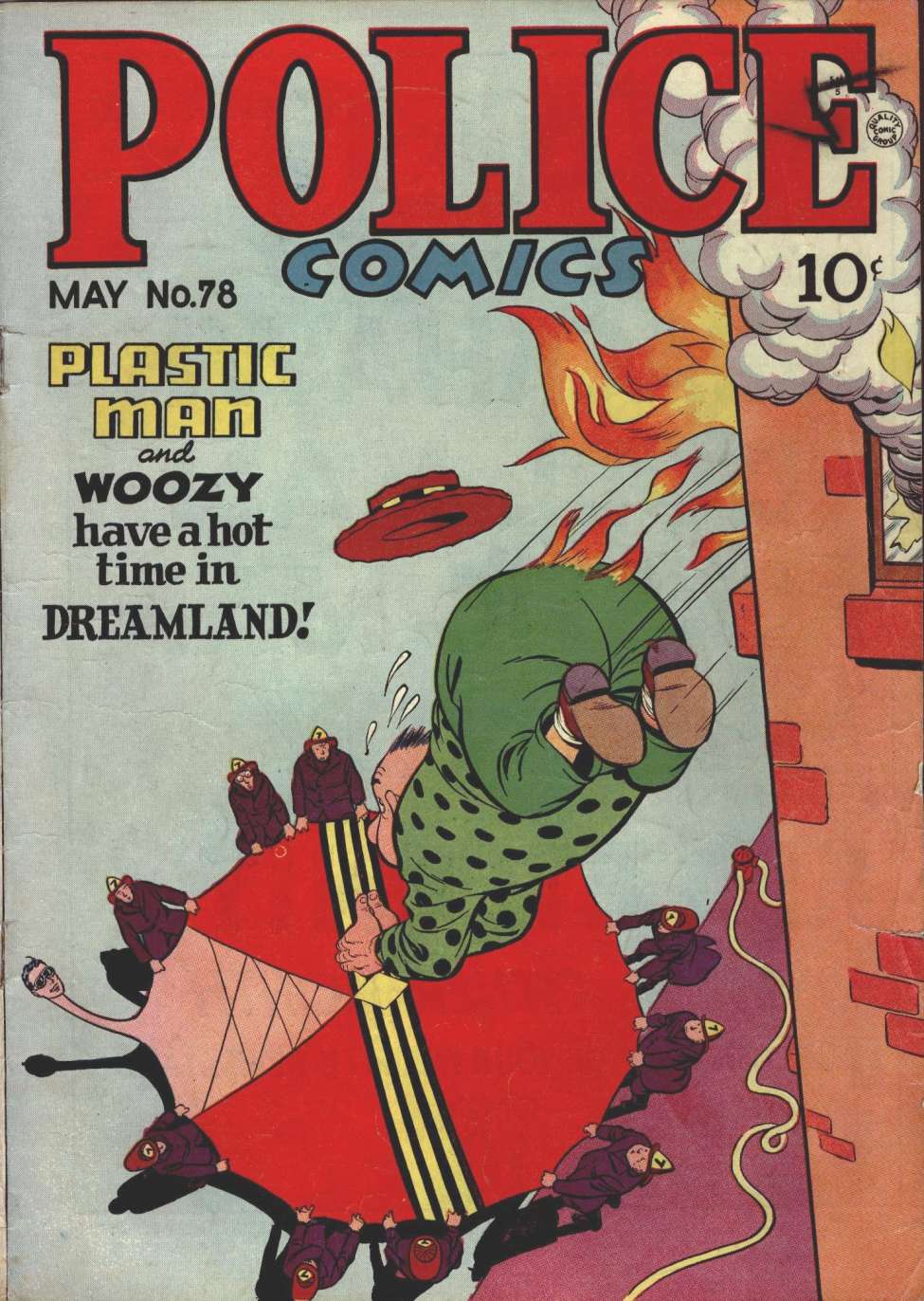 Comic Book Cover For Police Comics 78