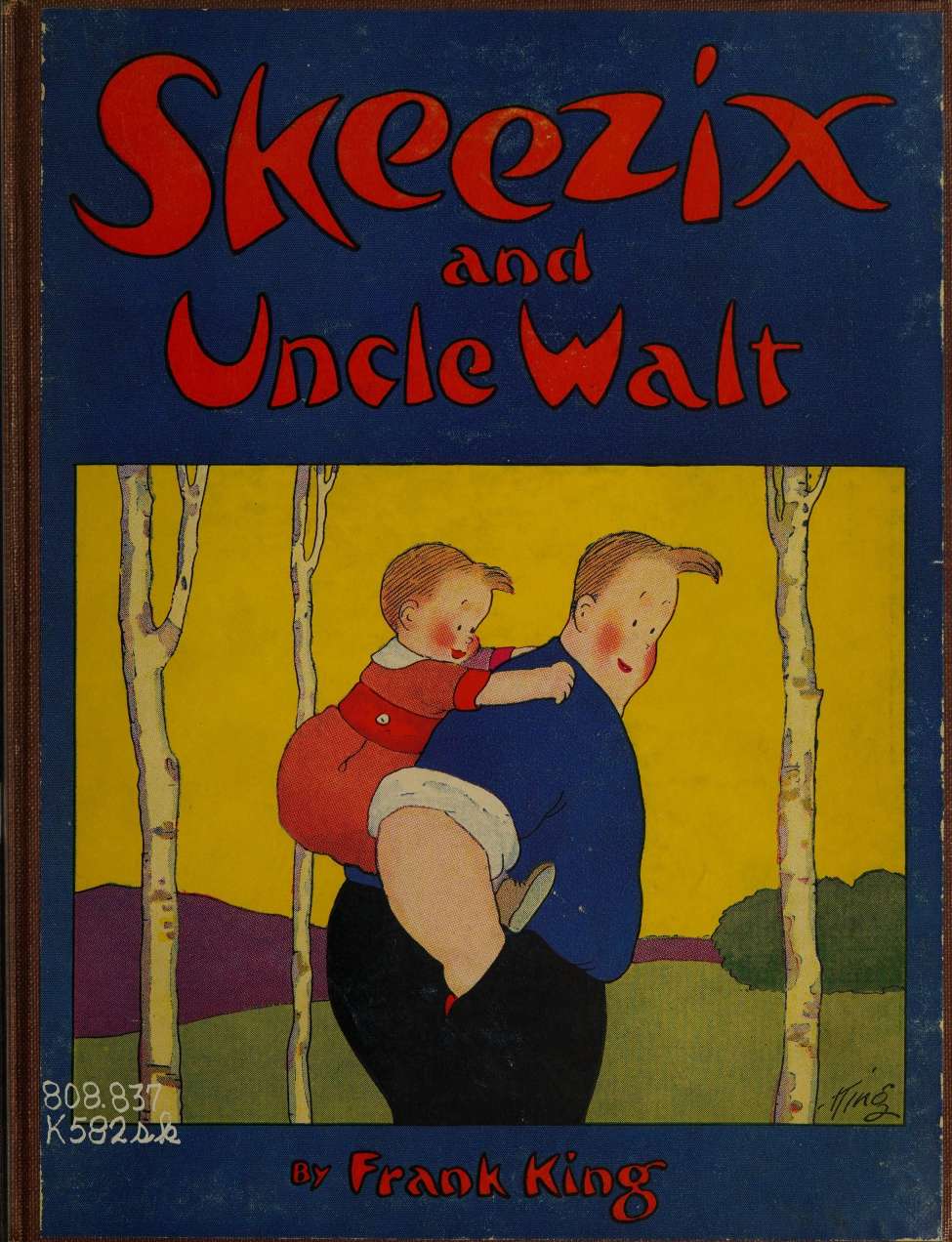 Book Cover For Skeezix and Uncle Walt - Frank King