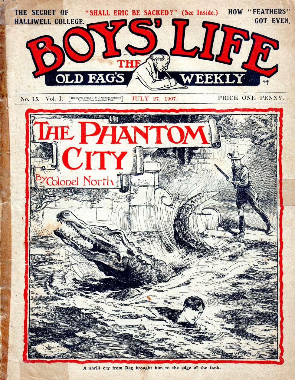 Book Cover For Boy's Life - 15 The Phantom City