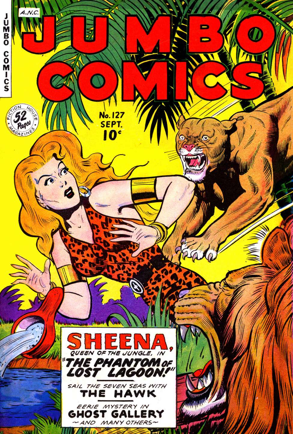 Comic Book Cover For Jumbo Comics 127