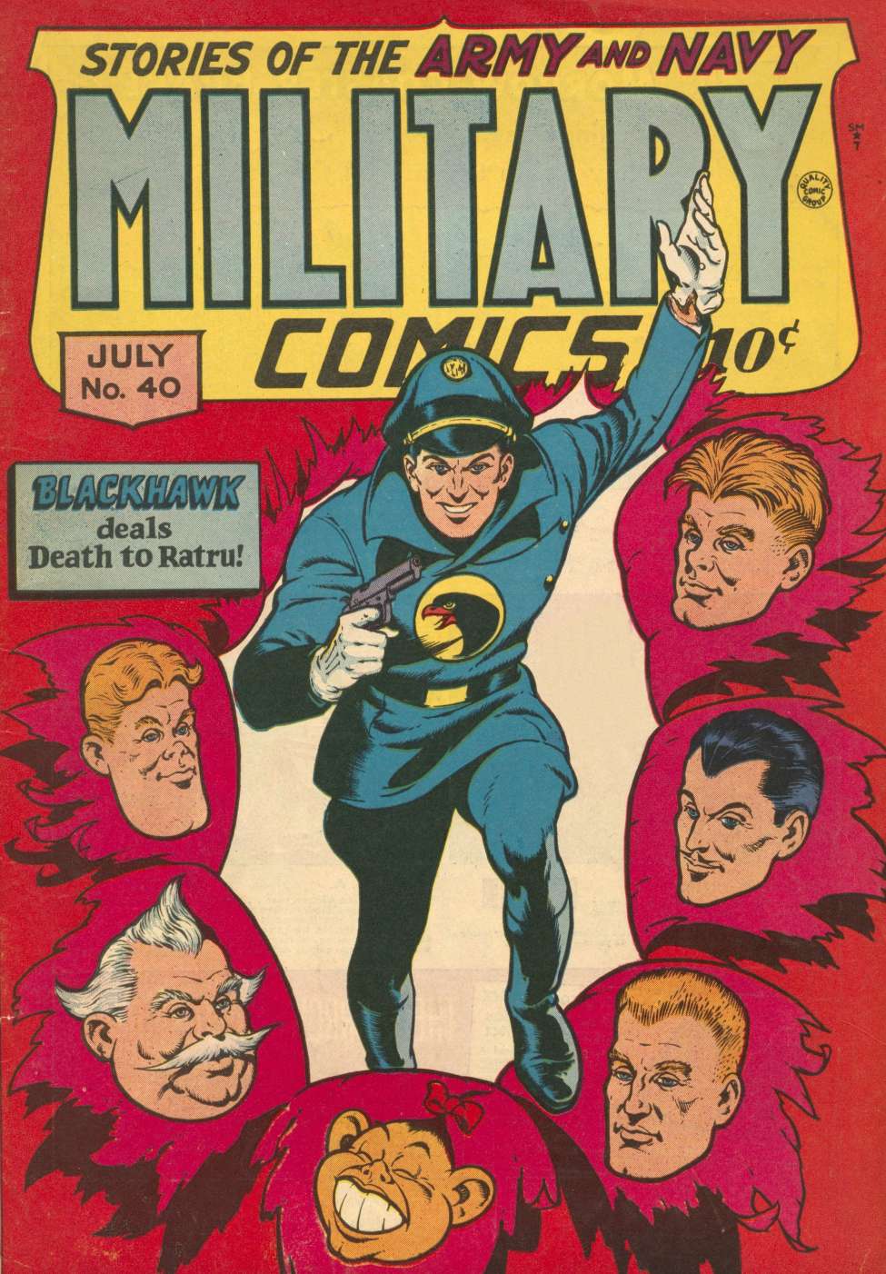 Book Cover For Military Comics 40 (alt) - Version 2