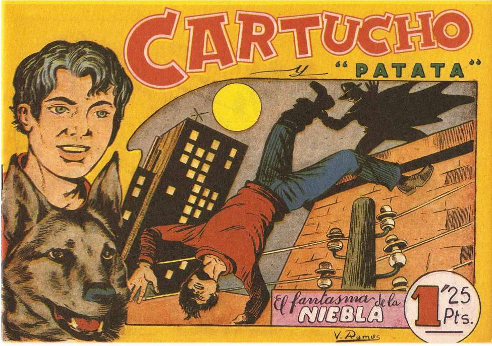 Comic Book Cover For Cartucho y Patata 12 - El Fantasma De La Niebla