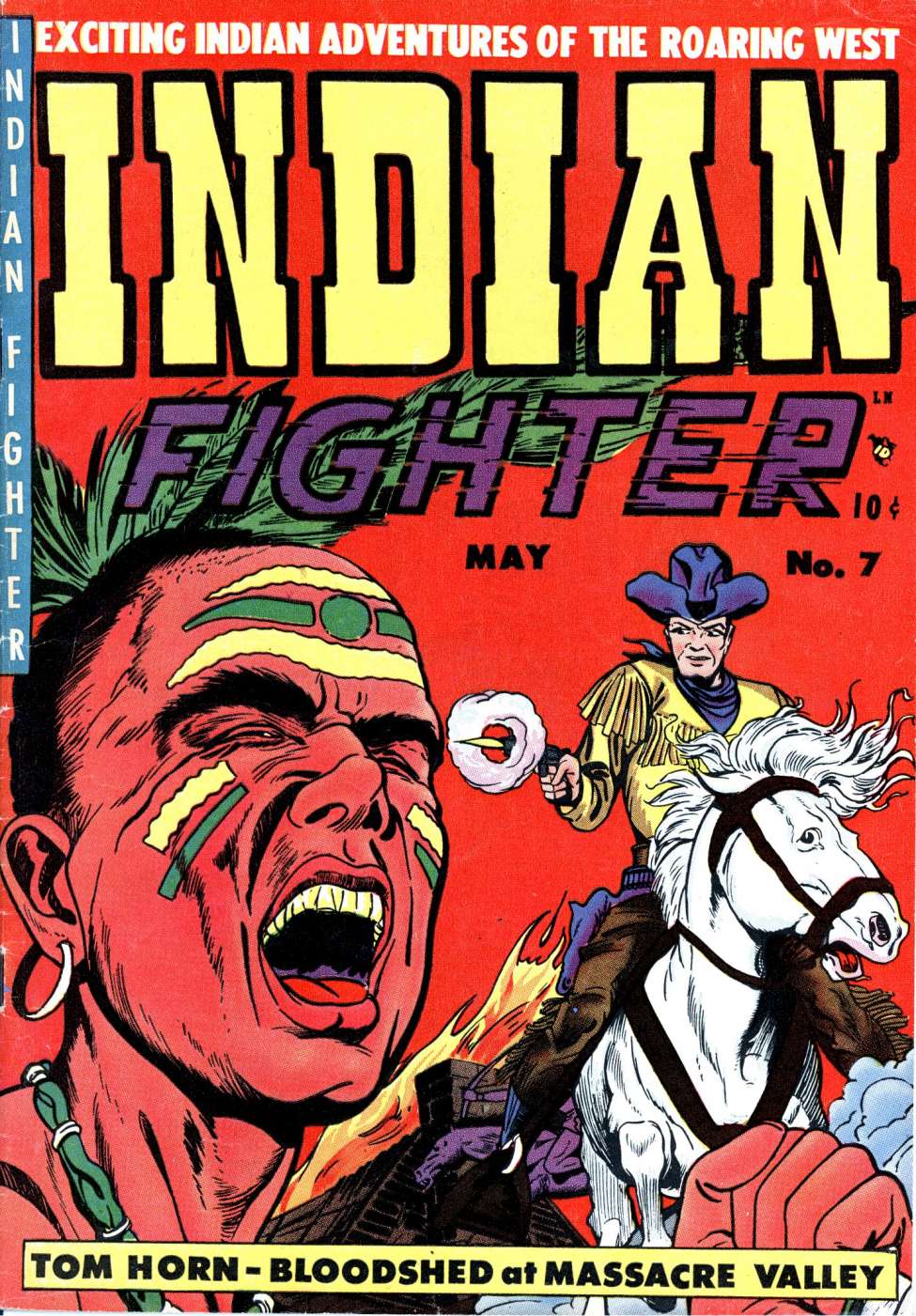 Comic Book Cover For Indian Fighter 7