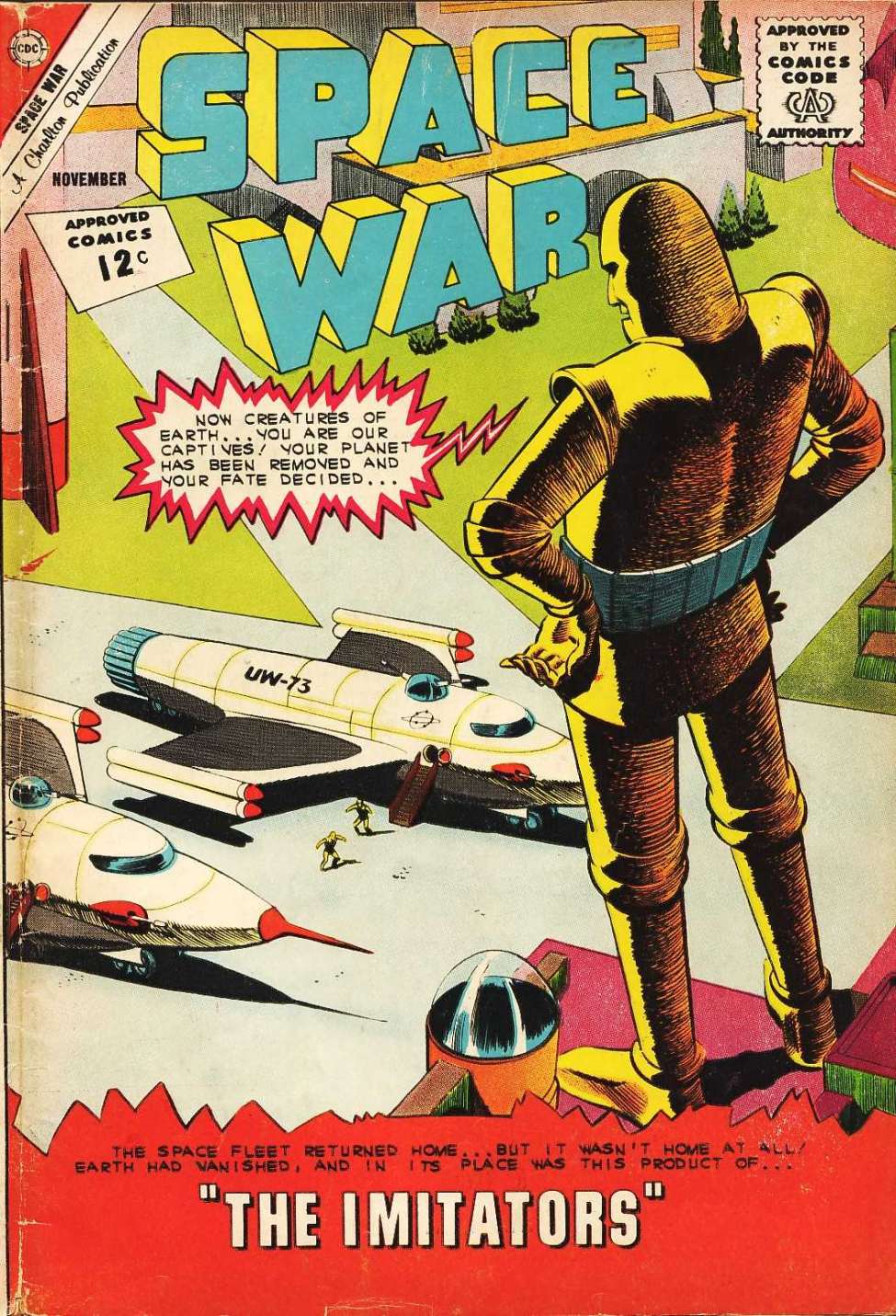 Comic Book Cover For Space War 19
