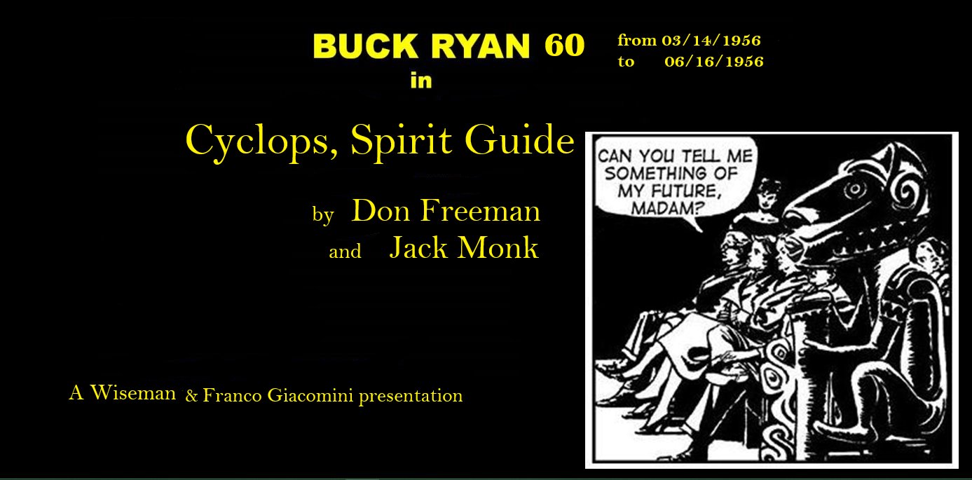 Book Cover For Buck Ryan 60 - Cyclops, Spirit Guide