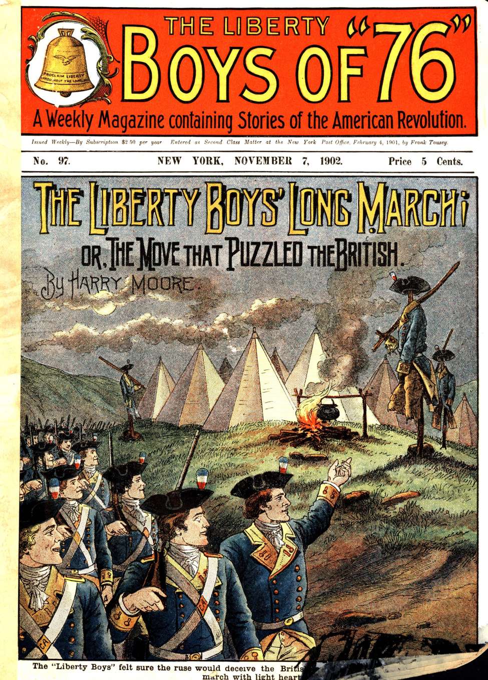 Book Cover For The Liberty Boys of 76 97 - The Liberty Boys' Long March