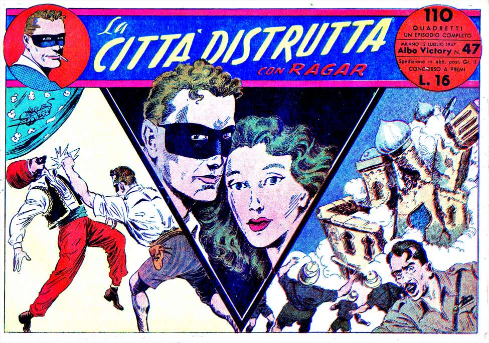 Comic Book Cover For Ragar 47 - La Citta' Distrutta
