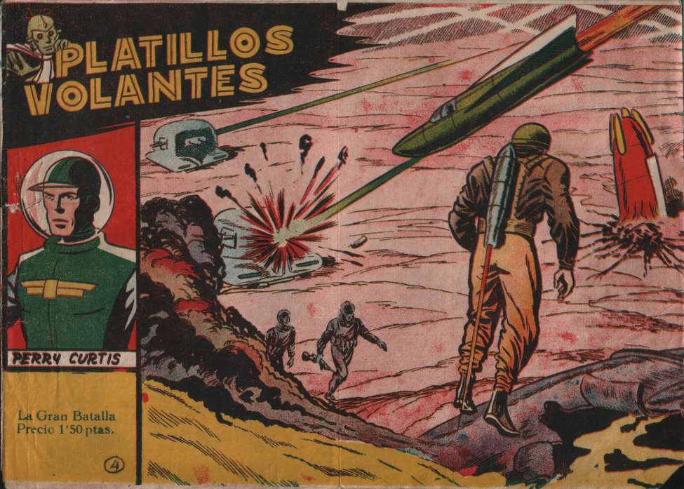Comic Book Cover For Platillos Volantes 4 - La Gran Batalla