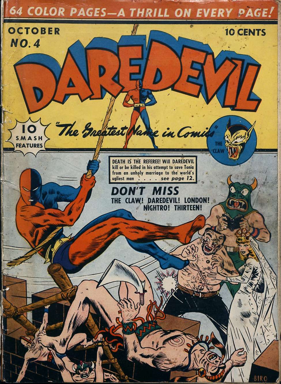Book Cover For Daredevil Comics 4