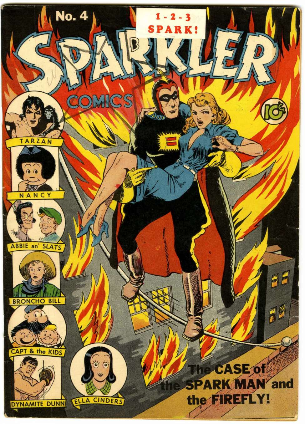 Book Cover For Sparkler Comics 4