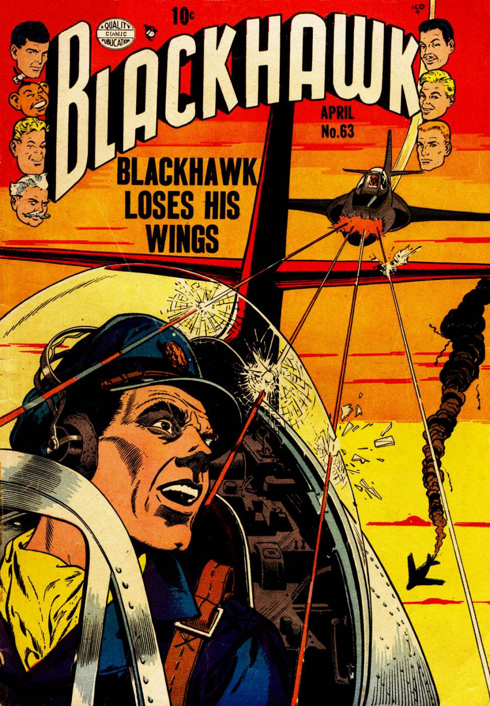 Comic Book Cover For Blackhawk 63