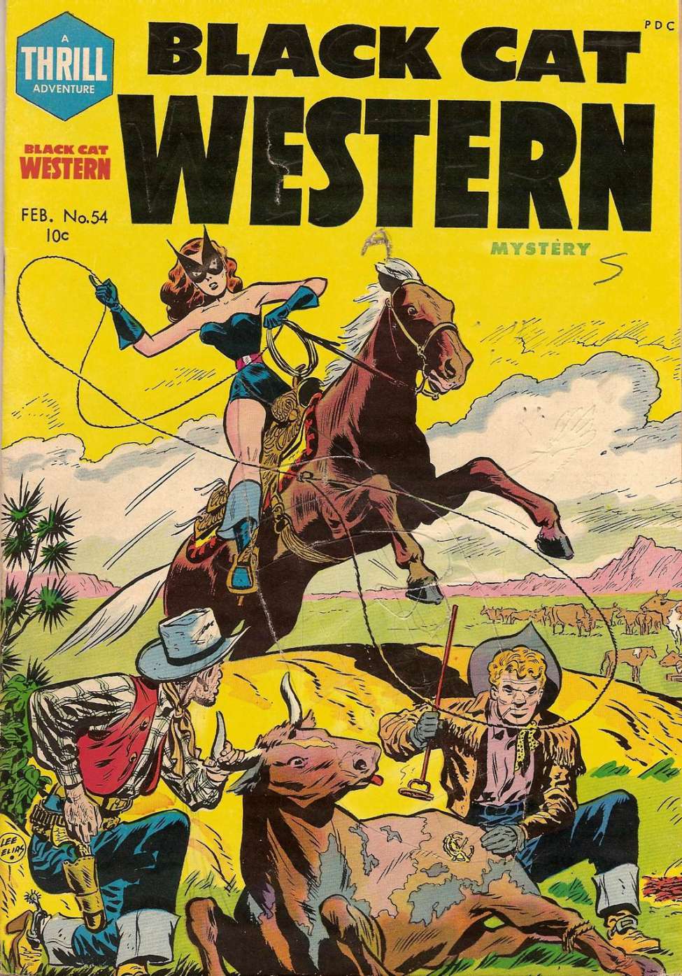 Book Cover For Black Cat 54 (Western Mystery)