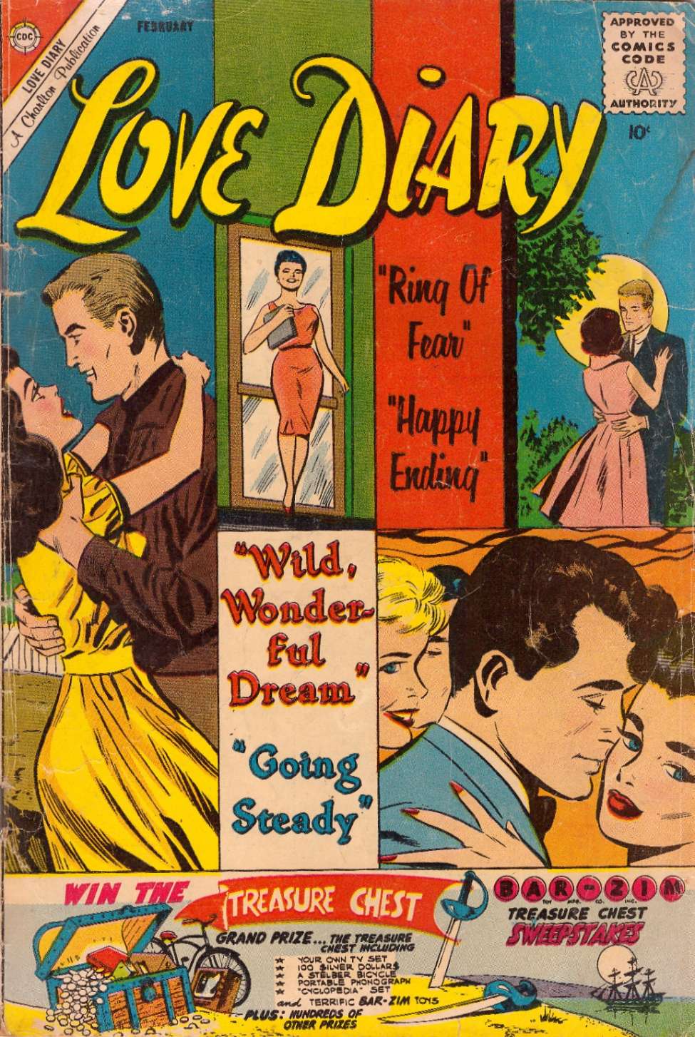 Comic Book Cover For Love Diary 14