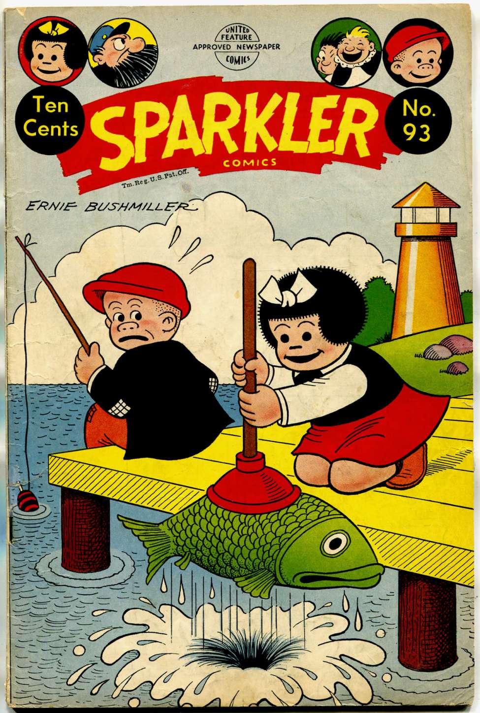 Book Cover For Sparkler Comics 93