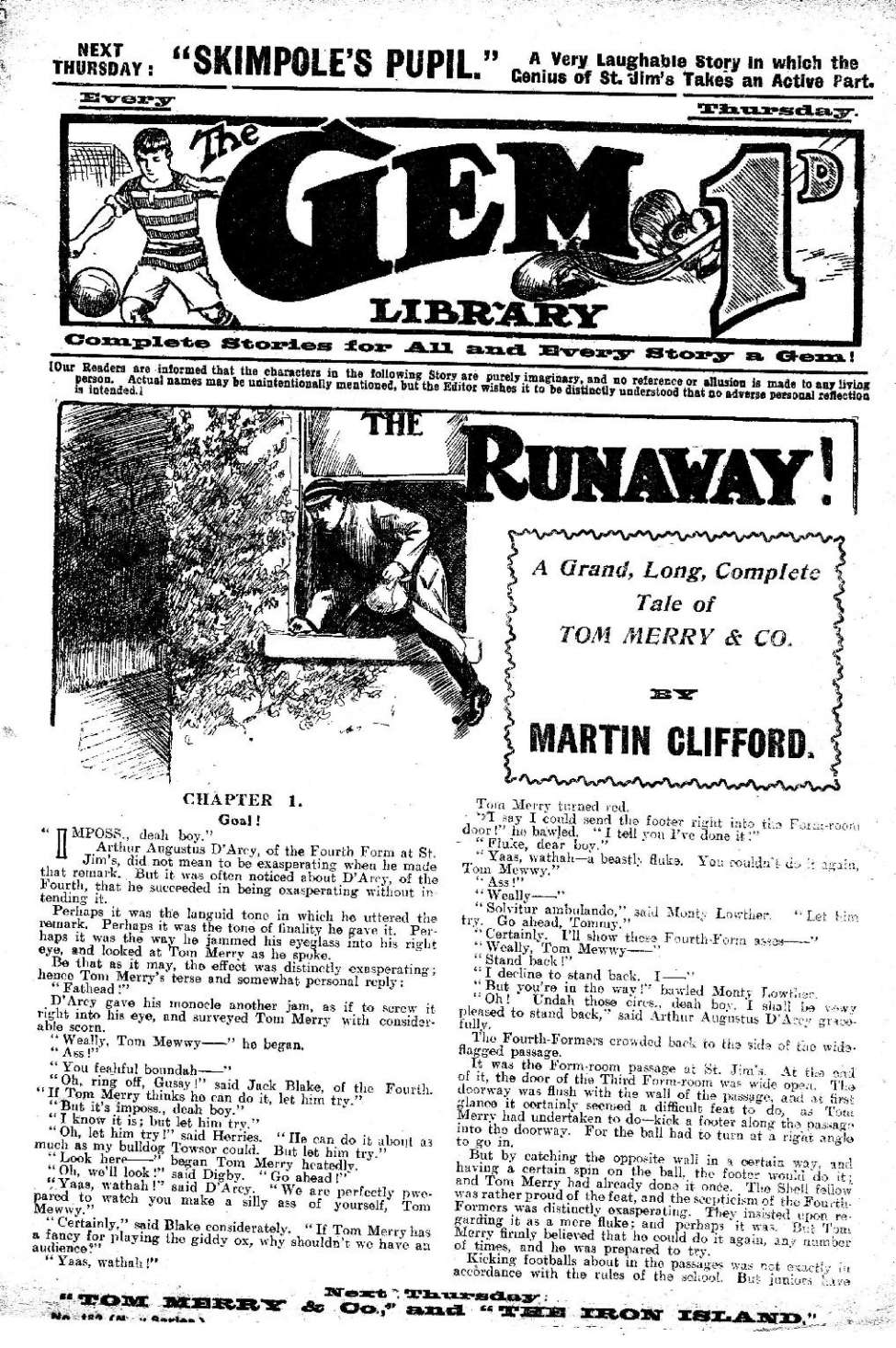 Book Cover For The Gem v2 162 - The Runaway