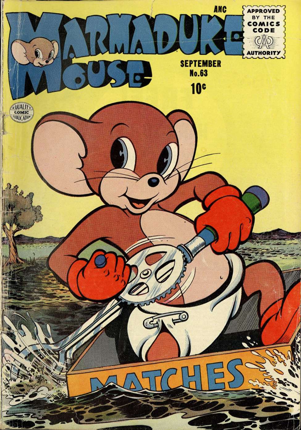 Book Cover For Marmaduke Mouse 63