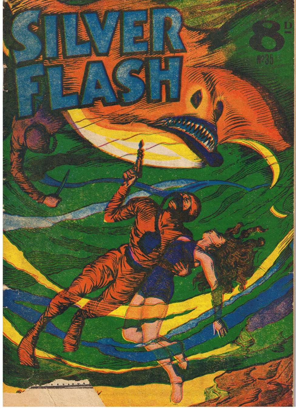 Comic Book Cover For Silver Flash 35