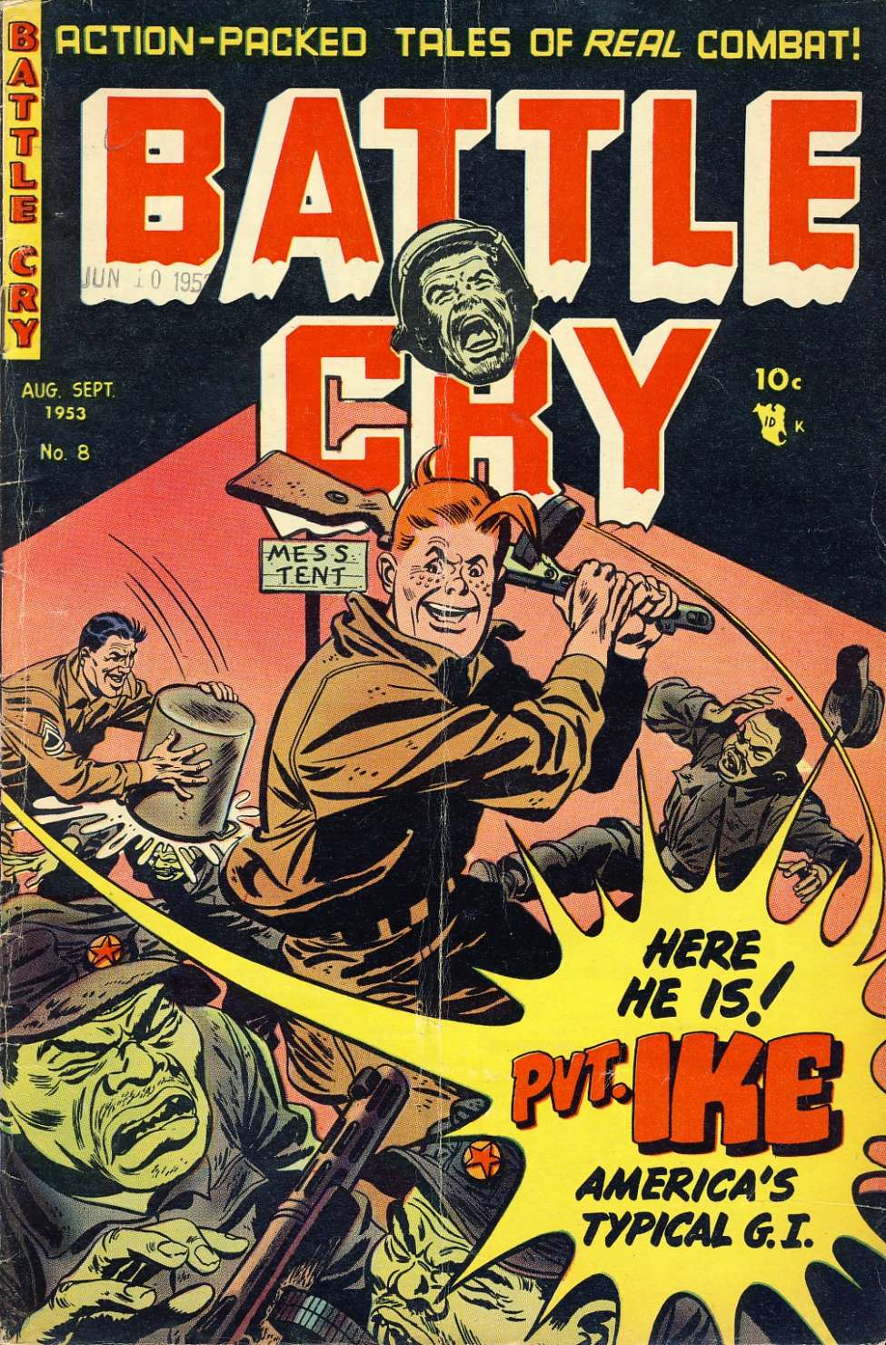 Comic Book Cover For Battle Cry 8